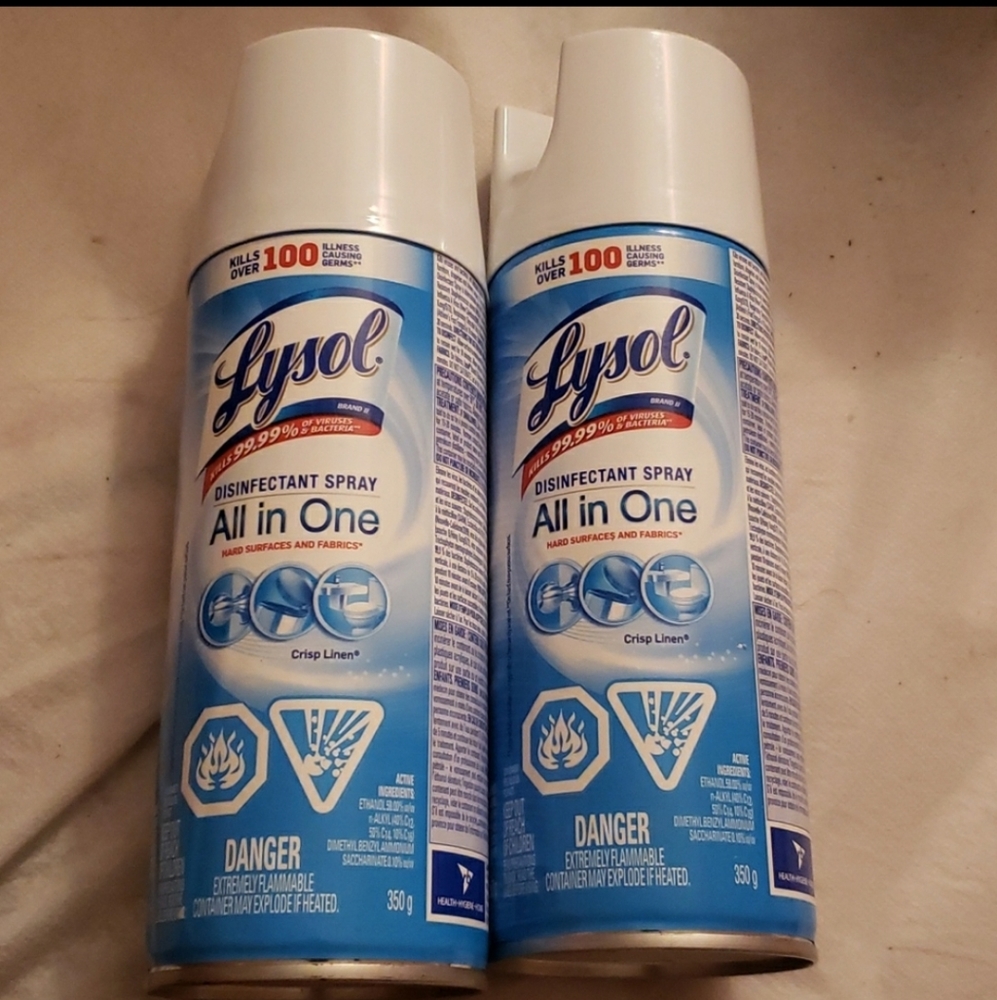All In One Crisp Linen Spray 13 oz.  Set of 2.